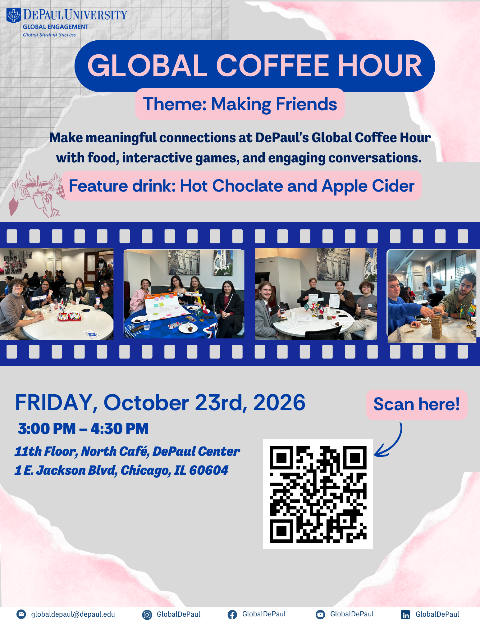 Global Coffee Hour: Making Friends